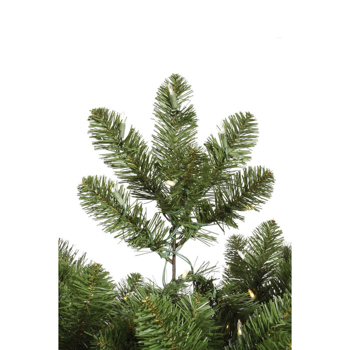 12'Hx81"W Medium Grand Teton Pine Artificial Christmas Tree, LED Pre-Lit -Green - G125186LED