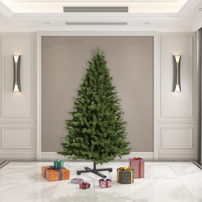 7'6"Hx56"W Medium Grand Teton Pine Artificial Christmas Tree, Unlit -Green - G125175