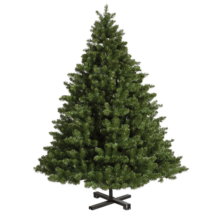 7'6"Hx68"W Grand Teton Pine Artificial Christmas Tree, Unlit -Green - G125275