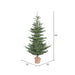4'Hx32"W PE Alberta Spruce Artificial Christmas Tree w/Burlap Base, Unlit -Green - G160240