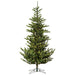 6'Hx48"W PE Alberta Spruce Artificial Christmas Tree, LED Pre-Lit -Green - G160261LED