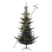 10'Hx74"W PE Alberta Spruce Artificial Christmas Tree, Micro LED Pre-Lit (Multi-Mode) -Green - G160288LEDCC