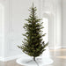 9'Hx68"W PE Alberta Spruce Artificial Christmas Tree, LED Pre-Lit -Green - G160281LED