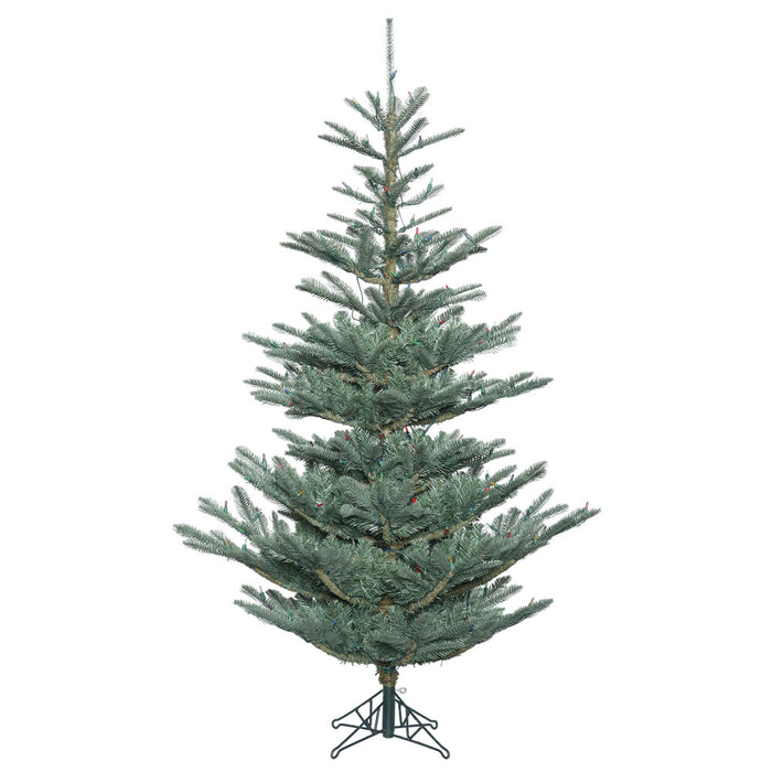 9'Hx68"W PE Alberta Blue Spruce Artificial Christmas Tree, Unlit -Green - G160480