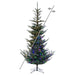 9'Hx68"W PE Alberta Blue Spruce Artificial Christmas Tree, Micro LED Pre-Lit (Multi-Mode) -Green - G160483LEDCC