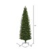 6'6"Hx34"W PE Slim Eagle Fraser Artificial Christmas Tree, LED Pre-Lit -Green - G170166LED