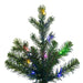 14'Hx56"W PE Slim Eagle Fraser Artificial Christmas Tree, Micro LED Pre-Lit (Multi-Mode) -Green - G170198LEDCC