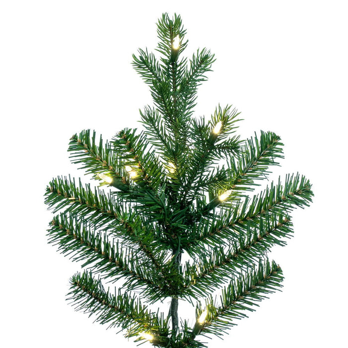 10'Hx42"W PE Slim Eagle Fraser Artificial Christmas Tree, LED Pre-Lit -Green - G170186LED