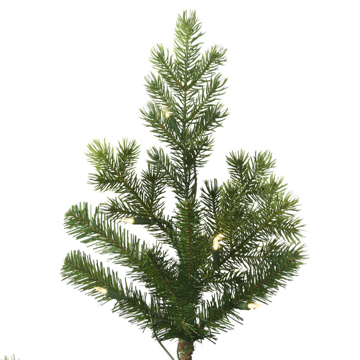 12'Hx85"W PE Eagle Fraser Artificial Christmas Tree, LED Pre-Lit -Green - G170391LED