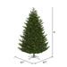 9'Hx67"W PE Eagle Fraser Artificial Christmas Tree, LED Pre-Lit -Green - G170381LED
