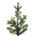 9'Hx67"W PE Eagle Fraser Artificial Christmas Tree, Micro LED Pre-Lit (Multi-Mode) -Green - G170383LEDCC