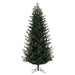 6'6"Hx41"W PE Slim Welch Fraser Artificial Christmas Tree, Unlit -Green - G183165