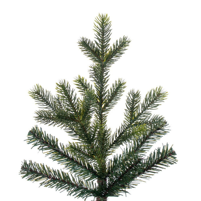 8'6"Hx51"W PE Slim Welch Fraser Artificial Christmas Tree, Unlit -Green - G183180