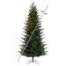 6'6"Hx41"W PE Slim Welch Fraser Artificial Christmas Tree, Micro LED Pre-Lit (Multi-Mode) -Green - G183168LEDCC