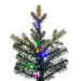 7'6"Hx48"W PE Slim Welch Fraser Artificial Christmas Tree, Micro LED Pre-Lit (Multi-Mode) -Green - G183178LEDCC