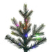 6'6"Hx41"W PE Slim Welch Fraser Artificial Christmas Tree, Micro LED Pre-Lit (Multi-Mode) -Green - G183168LEDCC