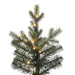 10'Hx58"W PE Slim Welch Fraser Artificial Christmas Tree, Micro LED Pre-Lit (Multi-Mode) -Green - G183188LEDCC