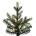 8'6"Hx51"W PE Slim Welch Fraser Artificial Christmas Tree, Micro LED Pre-Lit (Multi-Mode) -Green - G183183LEDCC