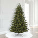 6'6"Hx52"W PE Welch Fraser Artificial Christmas Tree, LED Pre-Lit -Green - G183266LED