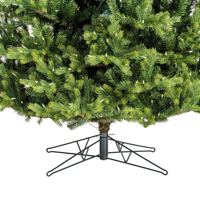 7'6"Hx58"W PE Welch Fraser Artificial Christmas Tree, LED Pre-Lit -Green - G183276LED