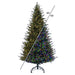 10'Hx73"W PE Welch Fraser Artificial Christmas Tree, Micro LED Pre-Lit (Multi-Mode) -Green - G183288LEDCC