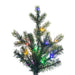 10'Hx73"W PE Welch Fraser Artificial Christmas Tree, Micro LED Pre-Lit (Multi-Mode) -Green - G183288LEDCC