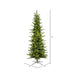5'6"Hx32"W PE Pencil Moutauk Pine Artificial Christmas Tree, LED Pre-Lit -Green - G193456LED