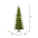 10'Hx49"W PE Pencil Moutauk Pine Artificial Christmas Tree, LED Pre-Lit -Green - G193486LED