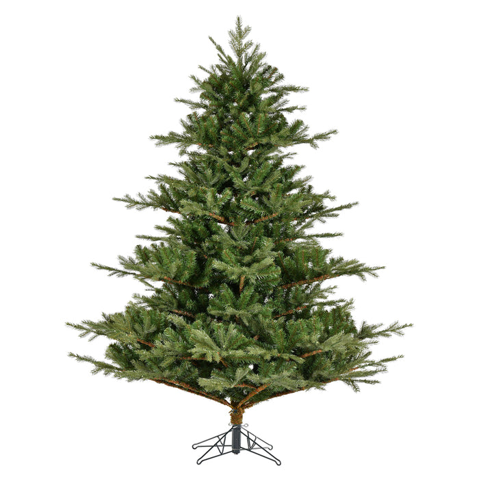 6'6"Hx63"W PE Sherwood Fir Artificial Christmas Tree, Unlit -Green - G204265