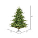 6'6"Hx63"W PE Sherwood Fir Artificial Christmas Tree, LED Pre-Lit -Green - G204266LED