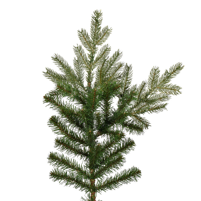 7'6"Hx67"W PE Sherwood Fir Artificial Christmas Tree, Unlit -Green - G204275