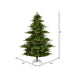 9'Hx81"W PE Sherwood Fir Artificial Christmas Tree, LED Pre-Lit -Green - G204281LED