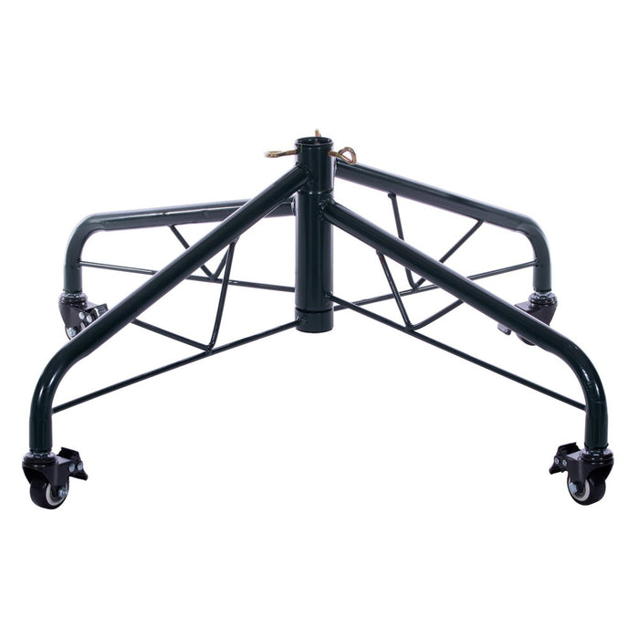 12'Hx64"W Flocked Jackson Pine Artificial Christmas Tree, Micro LED Pre-Lit (Multi-Mode) -White - G225593LEDCC