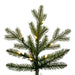 7'6"Hx58"W PE Washington Fraser Artificial Christmas Tree, LED Pre-Lit -Green - G230876LED