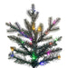 7'6"Hx58"W PE Washington Fraser Artificial Christmas Tree, Micro LED Pre-Lit (Multi-Mode) -Green - G230878LEDCC