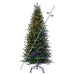 9'Hx54"W PE Washington Fraser Artificial Christmas Tree, Micro LED Pre-Lit (Multi-Mode) -Green - G230883LEDCC
