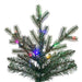 9'Hx54"W PE Washington Fraser Artificial Christmas Tree, Micro LED Pre-Lit (Multi-Mode) -Green - G230883LEDCC