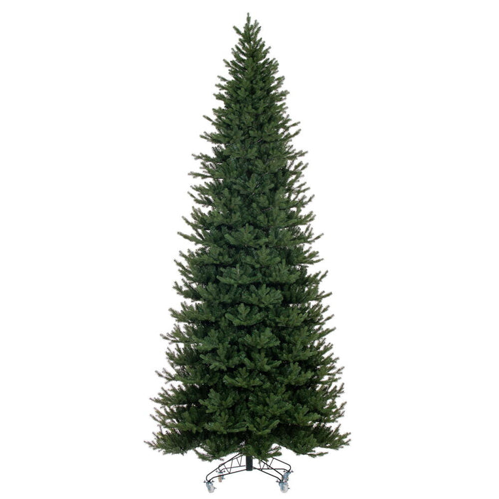 12'Hx54"W PE Washington Fraser Artificial Christmas Tree, Unlit -Green - G230890