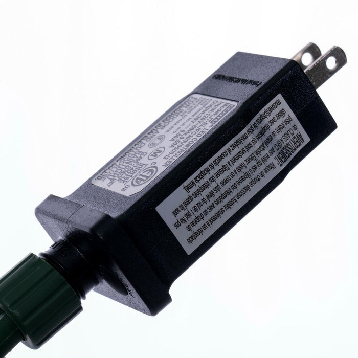 6'Hx19"W Snowy Flocked Alpine Artificial Christmas Tree, Micro LED Pre-Lit -Green - G232561LED