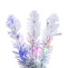 6'Hx19"W Snowy Flocked Alpine Artificial Christmas Tree, Micro LED Pre-Lit (Multi-Mode) -Green - G232563LEDCC