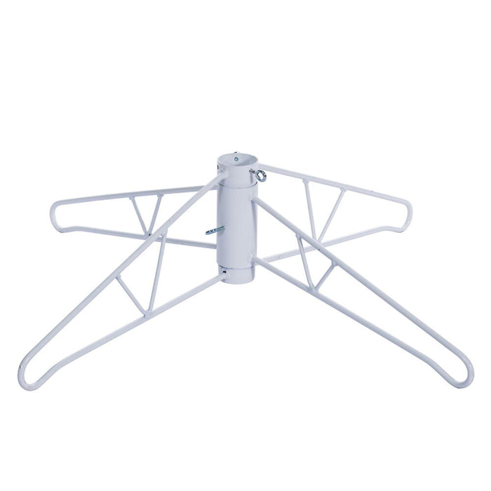 9'Hx73"W Upside-Down Iridescent Spruce Artificial Christmas Tree, LED Pre-Lit (Cool White) -White - G235491LED