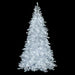 10'Hx60"W Iridescent Spruce Artificial Christmas Tree, LED Pre-Lit (Cool White) -White - G235686LED