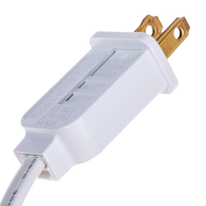 4'Hx76"W Iridescent Spruce Artificial Christmas Tree, LED Pre-Lit (Cool White) -White - G235696LED