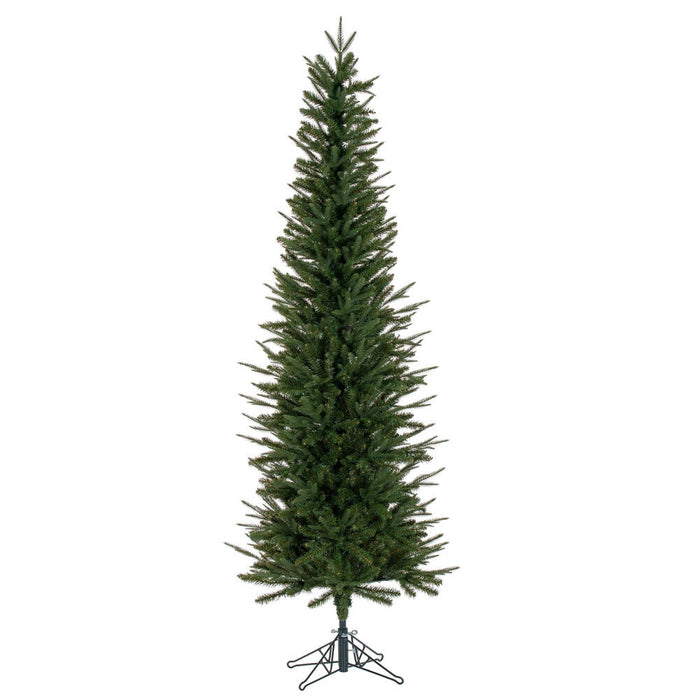 6'6"Hx27"W PE Tacoma Fraser Fir Artificial Christmas Tree, Unlit -Green - G236265