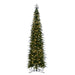 9'Hx34"W PE Tacoma Fraser Fir Artificial Christmas Tree, LED Pre-Lit -Green - G236281LED