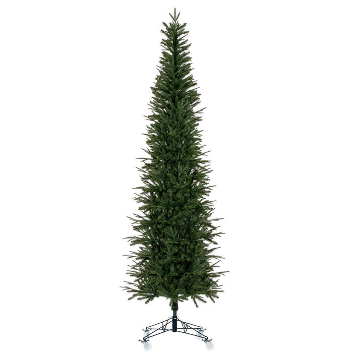 9'Hx34"W PE Tacoma Fraser Fir Artificial Christmas Tree, Unlit -Green - G236280