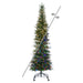 9'Hx34"W PE Tacoma Fraser Fir Artificial Christmas Tree, Micro LED Pre-Lit (Multi-Mode) -Green - G236283LEDCC