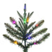9'Hx34"W PE Tacoma Fraser Fir Artificial Christmas Tree, Micro LED Pre-Lit (Multi-Mode) -Green - G236283LEDCC
