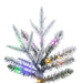 10'Hx37"W PE Frosted Tacoma Fraser Fir Artificial Christmas Tree, Micro LED Pre-Lit (Multi-Mode) -White - G236688LEDCC