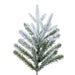9'Hx34"W PE Frosted Tacoma Fraser Fir Artificial Christmas Tree, Unlit -White - G236680
